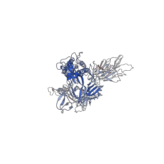 28856_8f4p_B_v1-0
SARS-CoV-2 spike protein trimer (down conformation) bound with a nanobody