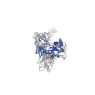 28856_8f4p_C_v1-0
SARS-CoV-2 spike protein trimer (down conformation) bound with a nanobody