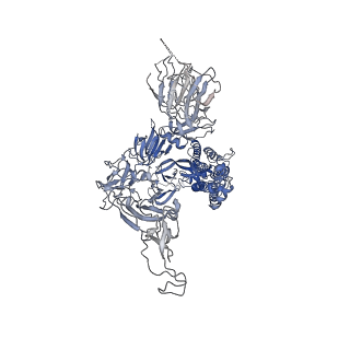 31512_7fb1_C_v1-0
SARS-CoV-2 spike protein in one-RBD open state