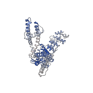 28978_8fca_A_v1-0
Cryo-EM structure of the human TRPV4 - RhoA in complex with 4alpha-Phorbol 12,13-didecanoate