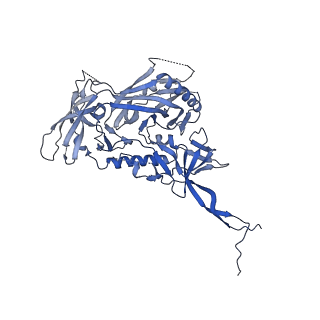 3308_5fuu_A_v2-0
Ectodomain of cleaved wild type JR-FL EnvdCT trimer in complex with PGT151 Fab