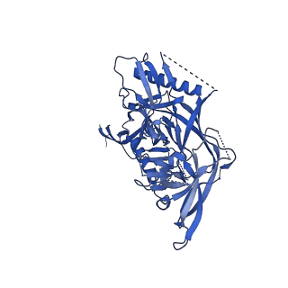 29579_8fyi_A_v1-2
Structure of HIV-1 BG505 SOSIP-HT1 in complex with one CD4 molecule