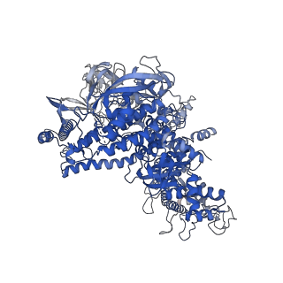 29676_8g1s_J_v1-1
Cryo-EM structure of 3DVA component 1 of Escherichia coli que-PEC (paused elongation complex) RNA Polymerase minus preQ1 ligand