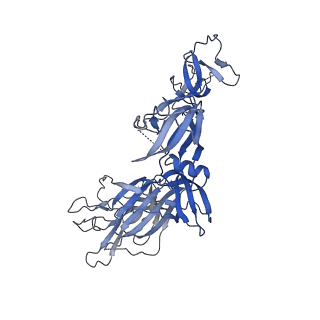 29802_8g78_D_v1-0
Local refinement of SARS-CoV-2 spike/nanobody mixture complex around NTD