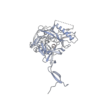 29880_8g9w_G_v1-2
Cryo-EM structure of vFP49.02 Fab in complex with HIV-1 Env BG505 DS-SOSIP.664 (conformation 1)