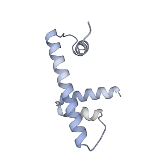 4395_6gej_H_v1-3
Chromatin remodeller-nucleosome complex at 3.6 A resolution.