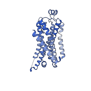 29988_8gfy_R_v1-1
CryoEM structure of beta-2-adrenergic receptor in complex with GTP-bound Gs heterotrimer (transition intermediate #4 of 20)