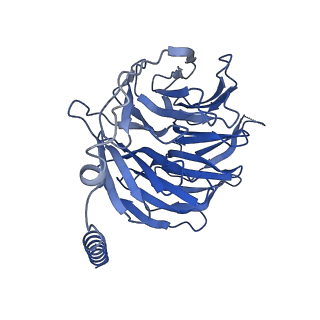 29994_8gg4_B_v1-1
CryoEM structure of beta-2-adrenergic receptor in complex with GTP-bound Gs heterotrimer (transition intermediate #10 of 20)