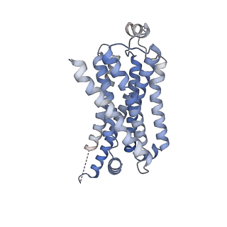 29999_8gg9_R_v1-2
CryoEM structure of beta-2-adrenergic receptor in complex with GTP-bound Gs heterotrimer (transition intermediate #15 of 20)