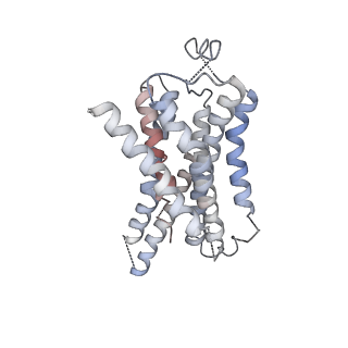 40002_8ggc_R_v1-2
CryoEM structure of beta-2-adrenergic receptor in complex with GTP-bound Gs heterotrimer (transition intermediate #18 of 20)