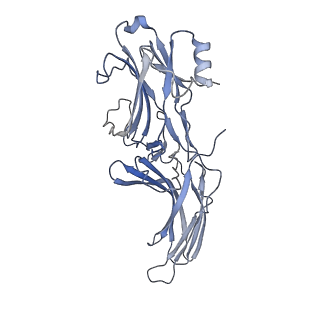 34175_8goc_A_v1-0
Structure of beta-arrestin2 in complex with a phosphopeptide corresponding to the human Vasopressin V2 receptor, V2R