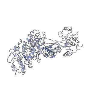 0047_6gq1_AZ_v1-1
Cryo-EM reconstruction of yeast 80S ribosome in complex with mRNA, tRNA and eEF2 (GMPPCP/sordarin)