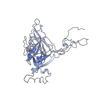 0047_6gq1_B_v1-1
Cryo-EM reconstruction of yeast 80S ribosome in complex with mRNA, tRNA and eEF2 (GMPPCP/sordarin)