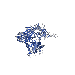 34221_8gs6_A_v1-1
Structure of the SARS-CoV-2 BA.2.75 spike glycoprotein (closed state 1)