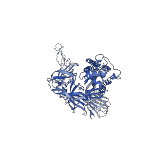 34221_8gs6_C_v1-1
Structure of the SARS-CoV-2 BA.2.75 spike glycoprotein (closed state 1)