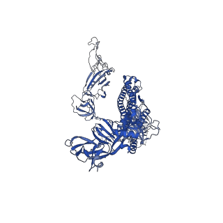 34259_8gto_A_v1-0
cryo-EM structure of Omicron BA.5 S protein in complex with XGv282