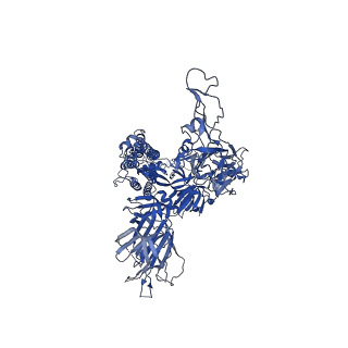 34407_8h00_B_v1-0
SARS-CoV-2 Omicron BA.1 Spike glycoprotein in complex with rabbit monoclonal antibody 1H1 Fab in the class 1 conformation