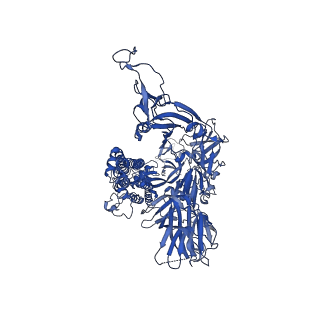 34419_8h0z_B_v1-2
Structure of SARS-CoV-1 Spike Protein with Engineered x1 Disulfide (S370C and D967C), Locked-122 Conformation
