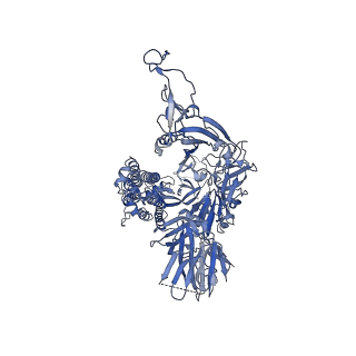 34422_8h12_B_v1-1
Structure of SARS-CoV-1 Spike Protein with Engineered x2 Disulfide (G400C and V969C), Locked-2 Conformation