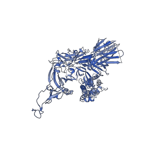 34422_8h12_C_v1-1
Structure of SARS-CoV-1 Spike Protein with Engineered x2 Disulfide (G400C and V969C), Locked-2 Conformation
