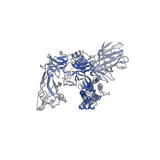 34423_8h13_C_v1-2
Structure of SARS-CoV-1 Spike Protein with Engineered x2 Disulfide (G400C and V969C), Closed Conformation