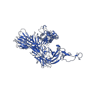 34424_8h14_A_v1-2
Structure of SARS-CoV-1 Spike Protein with Engineered x3 Disulfide (D414C and V969C), Locked-1 Conformation