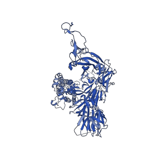 34424_8h14_B_v1-2
Structure of SARS-CoV-1 Spike Protein with Engineered x3 Disulfide (D414C and V969C), Locked-1 Conformation