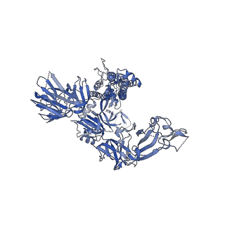 34425_8h15_A_v1-1
Structure of SARS-CoV-1 Spike Protein (S/native) at pH 5.5, Closed Conformation