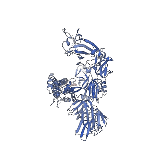 34425_8h15_B_v1-1
Structure of SARS-CoV-1 Spike Protein (S/native) at pH 5.5, Closed Conformation
