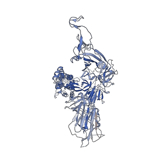 34465_8h3e_B_v1-0
Complex structure of a small molecule (SPC-14) bound SARS-CoV-2 spike protein, closed state