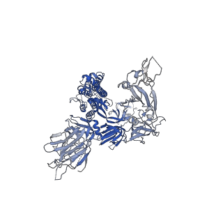 35624_8iou_B_v1-1
Structure of SARS-CoV-2 XBB.1 spike glycoprotein in complex with ACE2 (1-up state)