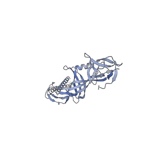 9695_6iok_L_v1-1
Cryo-EM structure of multidrug efflux pump MexAB-OprM (0 degree state)