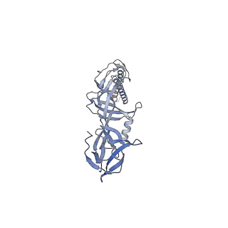 9695_6iok_N_v1-1
Cryo-EM structure of multidrug efflux pump MexAB-OprM (0 degree state)