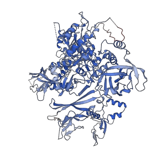 9713_6ir9_B_v1-3
RNA polymerase II elongation complex bound with Elf1 and Spt4/5, stalled at SHL(-1) of the nucleosome