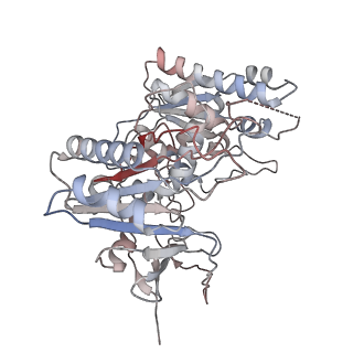 35703_8it1_A_v1-1
Cryo-EM structure of Crt-SPARTA-gRNA-tDNA tetramer (NADase active form)