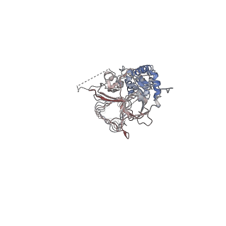3374_5iv5_YB_v1-4
Cryo-electron microscopy structure of the hexagonal pre-attachment T4 baseplate-tail tube complex