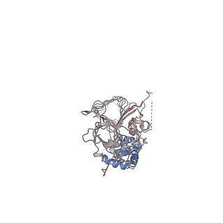 3374_5iv5_YC_v1-4
Cryo-electron microscopy structure of the hexagonal pre-attachment T4 baseplate-tail tube complex