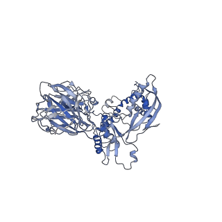 9765_6j0n_M_v1-2
Cryo-EM Structure of an Extracellular Contractile Injection System, baseplate in extended state, refined in C6 symmetry