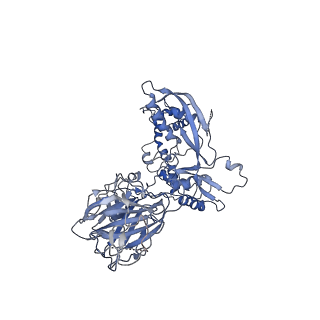 9765_6j0n_N_v1-1
Cryo-EM Structure of an Extracellular Contractile Injection System, baseplate in extended state, refined in C6 symmetry