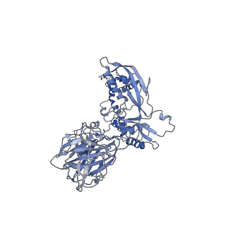 9765_6j0n_N_v1-2
Cryo-EM Structure of an Extracellular Contractile Injection System, baseplate in extended state, refined in C6 symmetry