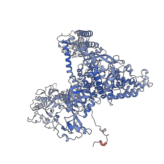 0674_6j4z_A_v1-3
RNA polymerase II elongation complex bound with Spt4/5 and foreign DNA, stalled at SHL(-1) of the nucleosome