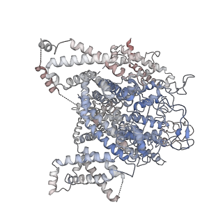 6475_3jbr_A_v1-2
Cryo-EM structure of the rabbit voltage-gated calcium channel Cav1.1 complex at 4.2 angstrom