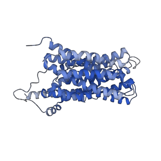 36284_8jhq_A_v1-0
Cryo-EM structure of human S1P transporter SPNS2 bound with S1P