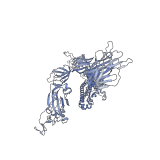 22354_7jjj_A_v1-1
Structure of SARS-CoV-2 3Q-2P full-length dimers of spike trimers