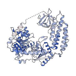 22369_7jl1_A_v1-2
Cryo-EM structure of RIG-I:dsRNA in complex with RIPLET PrySpry domain (monomer)