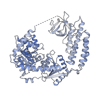 22371_7jl3_A_v1-2
Cryo-EM structure of RIG-I:dsRNA filament in complex with RIPLET PrySpry domain (trimer)