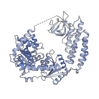 22371_7jl3_A_v1-3
Cryo-EM structure of RIG-I:dsRNA filament in complex with RIPLET PrySpry domain (trimer)