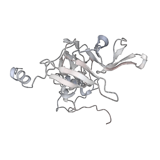 6643_5juo_BB_v1-3
Saccharomyces cerevisiae 80S ribosome bound with elongation factor eEF2-GDP-sordarin and Taura Syndrome Virus IRES, Structure I (fully rotated 40S subunit)