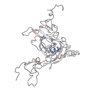 6643_5juo_G_v1-3
Saccharomyces cerevisiae 80S ribosome bound with elongation factor eEF2-GDP-sordarin and Taura Syndrome Virus IRES, Structure I (fully rotated 40S subunit)