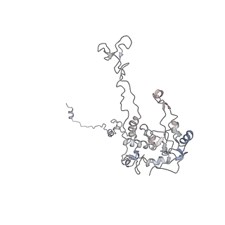 6643_5juo_H_v1-3
Saccharomyces cerevisiae 80S ribosome bound with elongation factor eEF2-GDP-sordarin and Taura Syndrome Virus IRES, Structure I (fully rotated 40S subunit)